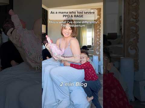 How I avoided postpartum rage, anxiety & depression | 3rd baby #postpartumdepression #postpartum