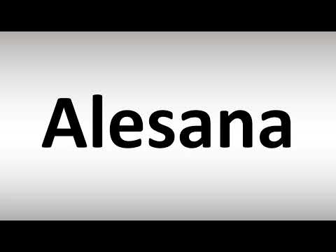 How to Pronounce Alesana