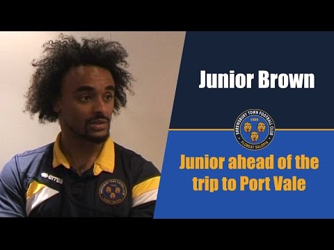 INTERVIEW | Junior Brown pre Port Vale (A) - Town TV