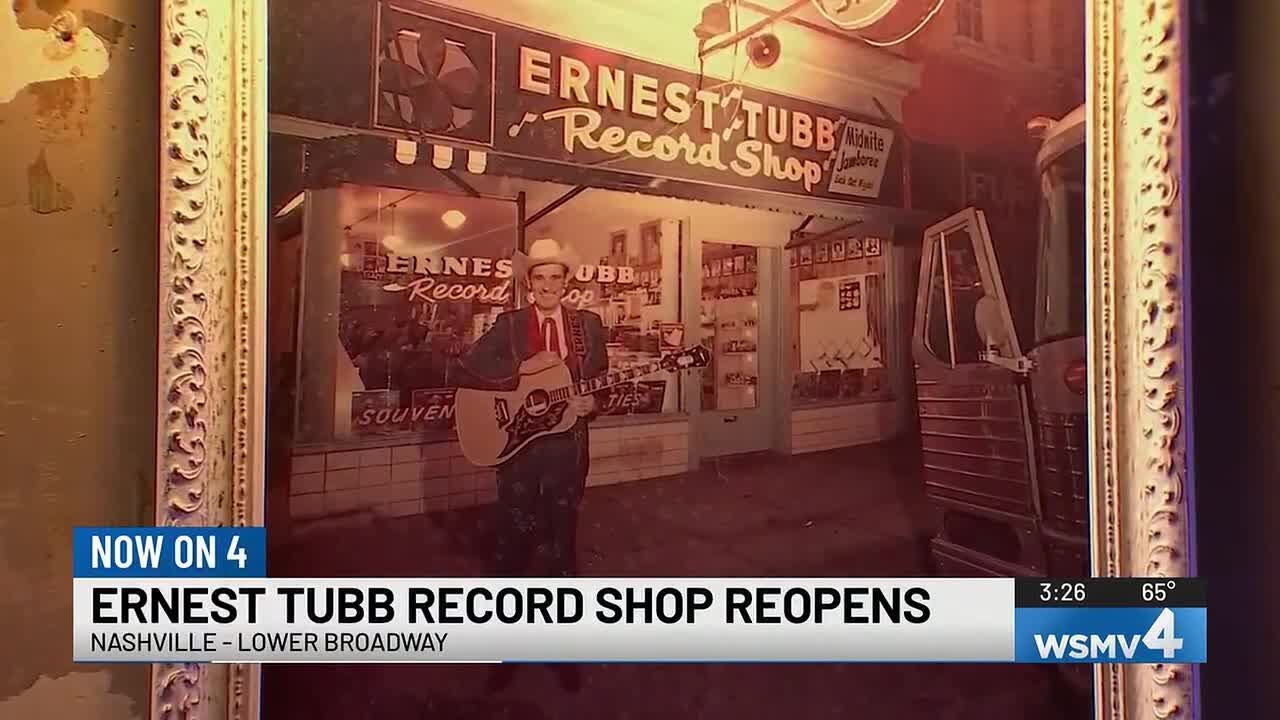 Historic Ernest Tubb Record Shop reopens on Lower Broadway after 3-year closure