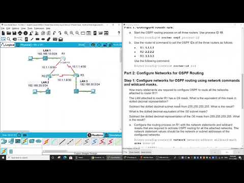 2.2.13 Point to Point Single Area OSPFv2 Configuration