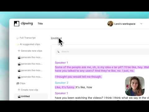 Clipwing  공식 영상 미리보기