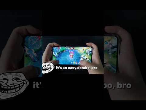 real one shot combo 😂 ( Nuclear combo easy version ) #gusion