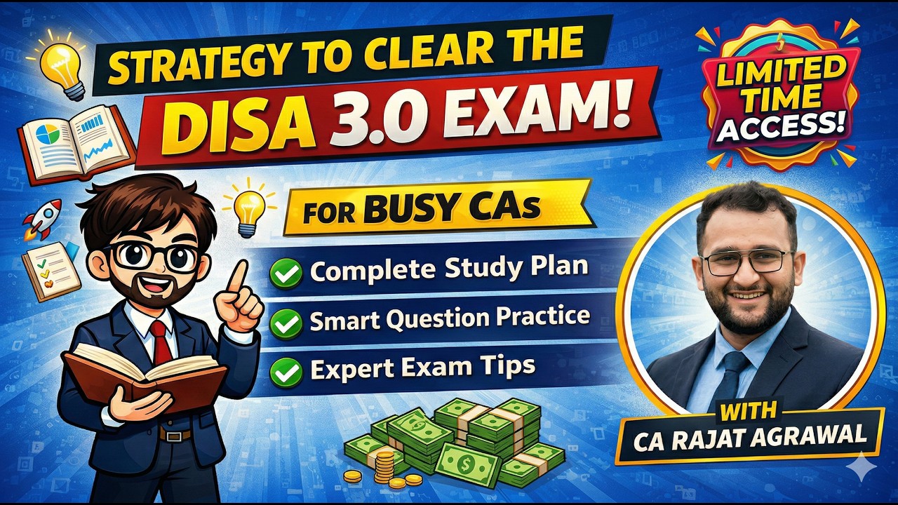 How to Clear DISA 3.0 Exam While Working | Complete ISA 3.0 Study Plan | ICAI DISA AT Strategy