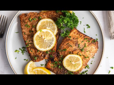 Frozen Salmon in the Air Fryer