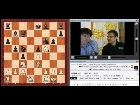 Nielsen on 10 years of Mexico 2007: Game four - Morozevich vs Anand.