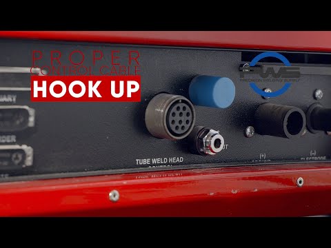 Proper Control Cable Hookup AMI Arc Machines 207a Orbital Welding machine