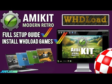 AmiKit 12 - First Time Installation and WHDLoad Install #Amiga #commodoreamiga #amikit 