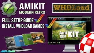 AmiKit 12 - First Time Installation and WHDLoad Install #Amiga #commodoreamiga #amikit 