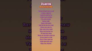 Download lagu Duniyaa (From 'Luka Chuppi') Lyrics #duniya #lukachhupi #love #song #trending #viralsong mp3