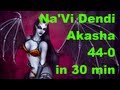 NaVi Dendi Queen of Pain 44-0 in 30 minutes 