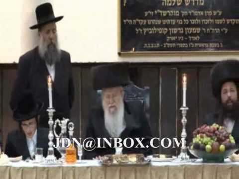 Bar Mitzvah enikel of the Slonimer Rebbe Tamuz 5770