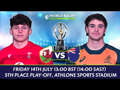 LIVE Rugby | Wales v Australia | World Rugby U20 Championship