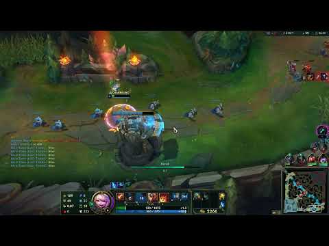 League of Legends # Tristana, Lulu vs Twisted Fate, Brand(Bot)