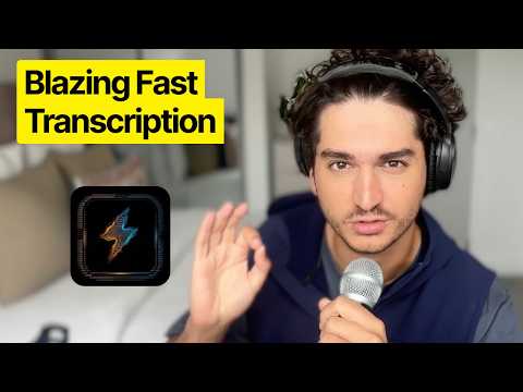 Blazing Fast Transcription 공식 영상 미리보기