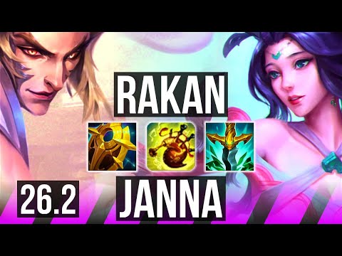 RAKAN & Ezreal vs JANNA & Draven (SUP) | EUW Master | 26.2
