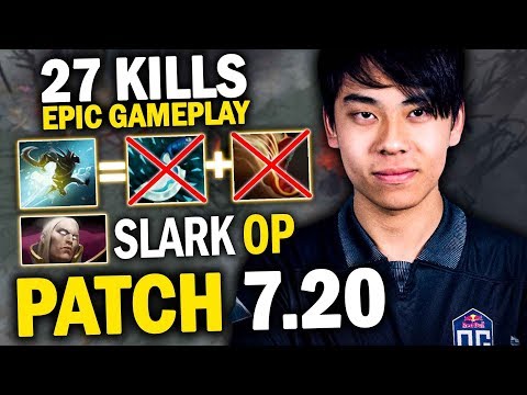 NEW PATCH 7.20 DOTA 2 - TI CHAMPION ANA INVOKER VS OP HERO SLARK - DOTA 2 INVOKER