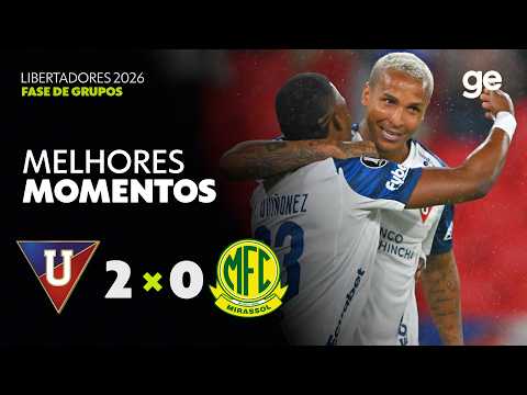 Gols e lances de LDU x Mirassol
