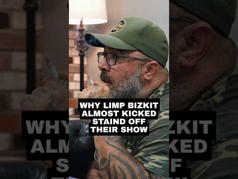 Why Limp Bizkit almost kicked Staind off their show #limpbizkit #staind #numetal #hardrock