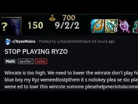 Trying to kill Ryze in Season 13 is IMPOSSIBLE