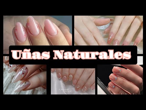 UÑAS NATURALES 2024/DISEÑOS DE UÑAS EN TENDENCIA 💅🏻#2024 #uñasprincipiantes #unasdecoradas #uñas