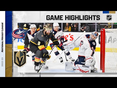 Blue Jackets @ Golden Knights 3/19 | NHL Highlights 2023