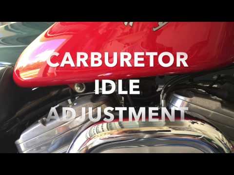 How to Adjust the Idle On All Harley Davidson Carburetor Motorcycle.