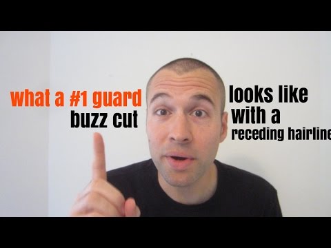What a #1 Guard Buzz Cut Looks Like with a Receding Hairline