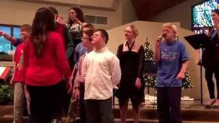 with joyful music 2014 singing "frosty the snowman "
