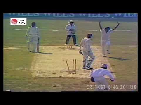 Aaqib Javed 4 for 31 v Westindies in Faisalabad 1991