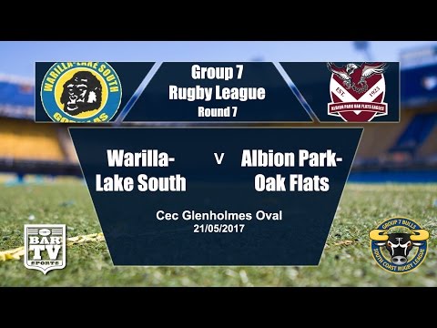 2017 Group 7 RL Round 7 Full Match Replay - Warilla-Lake South Gorillas Vs Albion Park-Oak Flats