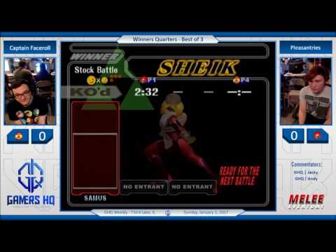 GHQ Weekly [1/1/17] - Captain Faceroll (Sheik) vs. Pleasantries (Samus) - SSBM - Winners Quarters