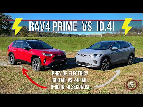 2021 Toyota RAV4 Prime Vs. 2021 Volkswagen ID.4 AWD – PHEV Against Fully Electric! Which Is Best?