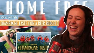 HOME FREE Champagne Taste (On A Beer Budget) | Vocal Coach Reaction (&amp; Analysis) Jennifer Glatzhofer