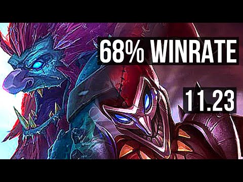 TRUNDLE vs SHACO (JNG) | 68% winrate, 5/1/4 | NA Master | 11.23