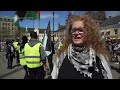 Protest in Malmo ahead of Eurovision Song Contest final plagued by tensions over Israels involvemen - Video