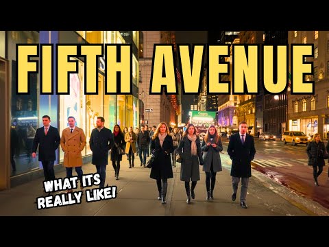 Exploring Manhattan's FIFTH AVENUE | NYC Before HISTORIC BLIZZARD!