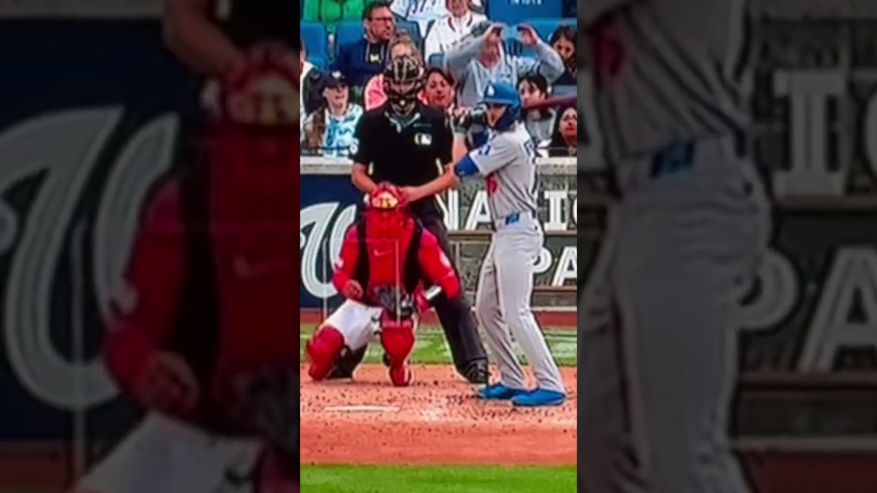 ラッシングツーランホームランと大谷翔平の鋭い表情 #shoheiohtani