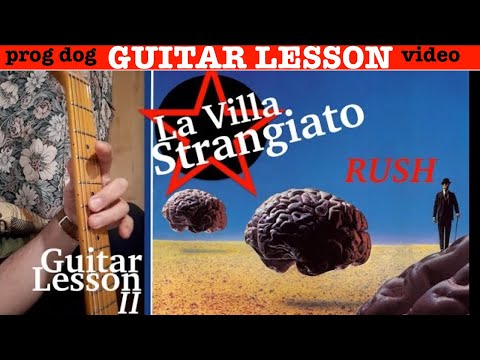 RUSH "La Villa Strangiatto" GUITAR LESSON [Hemispheres] (2/2)