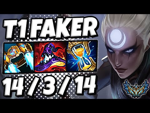 T1 Faker Diana vs Lee Sin [ Jungle ] Patch 12.9 Korea Challenger ✅