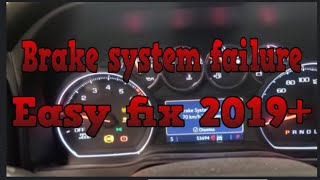 Brake system failure FIX!! Easy!! 2019+ GMC & Chevy!