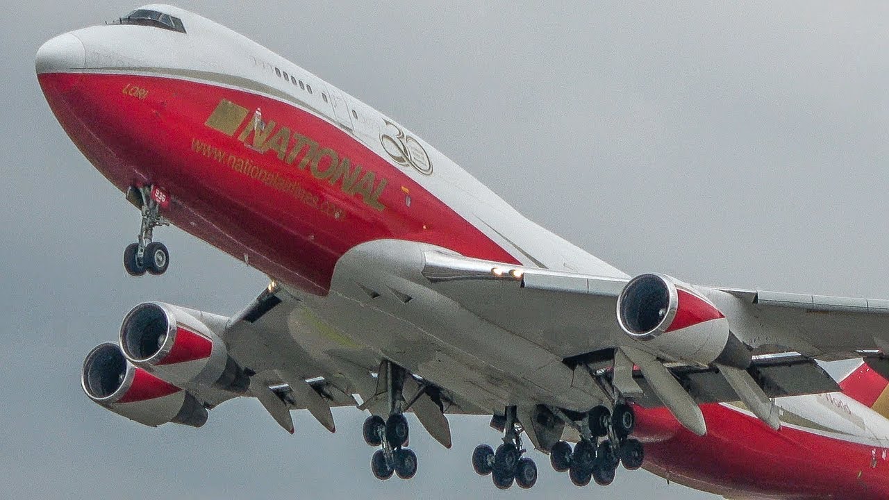 60 MINUTES PURE AVIATION - BOEING 747 Only! B747 Landing, Departure and more (4k)