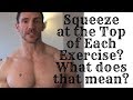 Should you squeeze at the top of each repetition? Bodybuilding and fitness with Victor Costa.