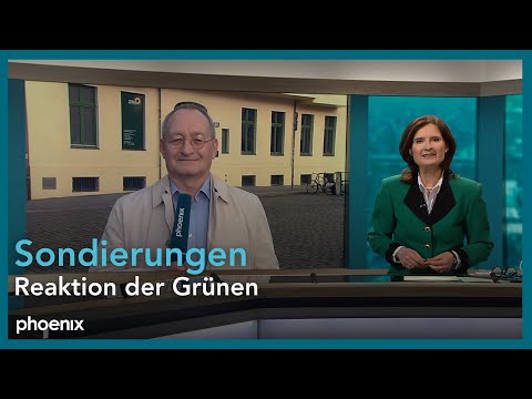 Erhard Scherfer (phoenix-Reporter) zur Reaktion der Grünen zum Ende der Sondierungsgespräche