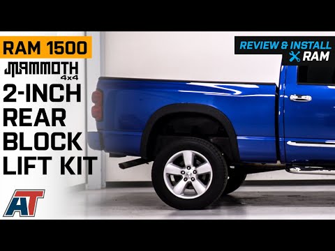 2002-2008 RAM 1500 Mammoth 2-Inch Rear Block Lift Kit Review & Install