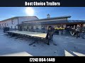 2023 Big Tex Trailers 22GN 102x40 HD Gooseneck Beavertail Deckover Trailer 23900 GVW