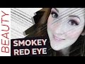 Simple Fall / Winter Red Smokey eye Makeup and ...