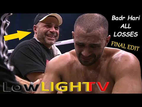 Badr Hari ALL LOSSES in Kickboxing and MMA Fights / The Golden Bad Boy in KO's
