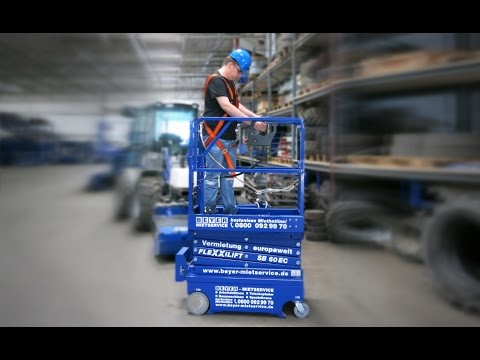 FleXXilift SB 60 EC - eine Scherenbühne von BEYER-Mietservice mieten