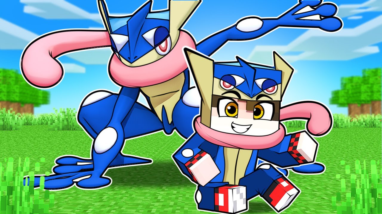 RENASCI como GRENINJA LVL 9999+ no PIXELMON Minecraft